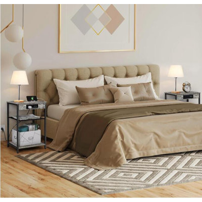 End Table Set and Built-In Outlets