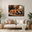 «Dogs American Foxhound», art mural en métal noir-844798094