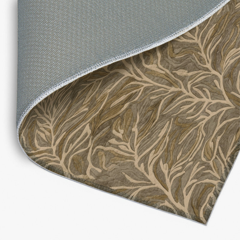 Tapis d'intérieur et d'extérieur brun Nature, Rectangulaire 2 pi x 3 pi
