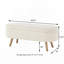 Banc de rangement avec repose-pieds ovale-1800178241