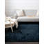 Tapis à poils longs Shak Embark couleur cobalt-762592020