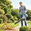Outsunny Leaf Blower Cordless, Garden Blower, 2 x 4000mAh Batteries, 36V