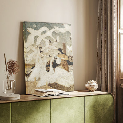 "Vintage Portrait Print III", reproduction sur toile
