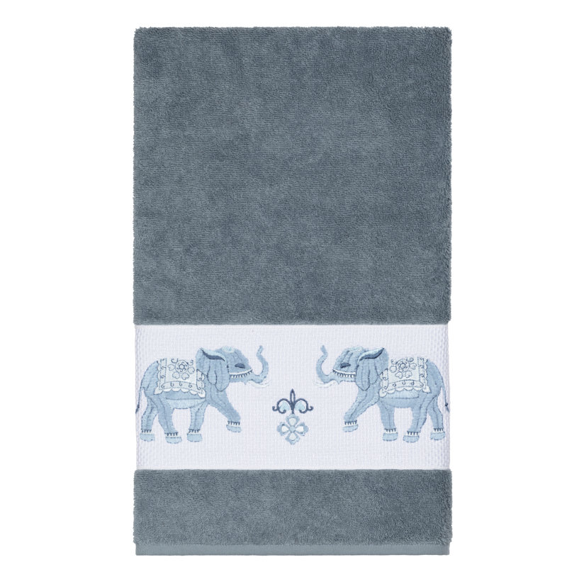 Quinn Turkish Cotton Midweight Bath Towel, Teal