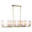Everly Quinn Hibner 8 Light Linear Chandelier