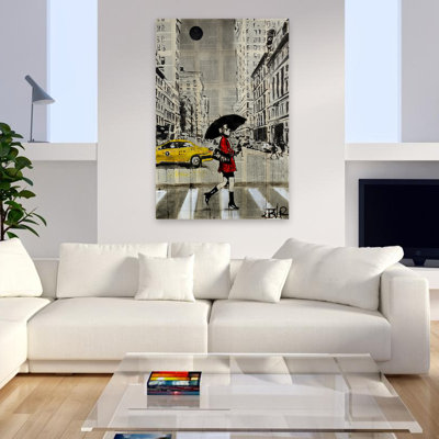 Manteau contemporain paysage urbain mixte