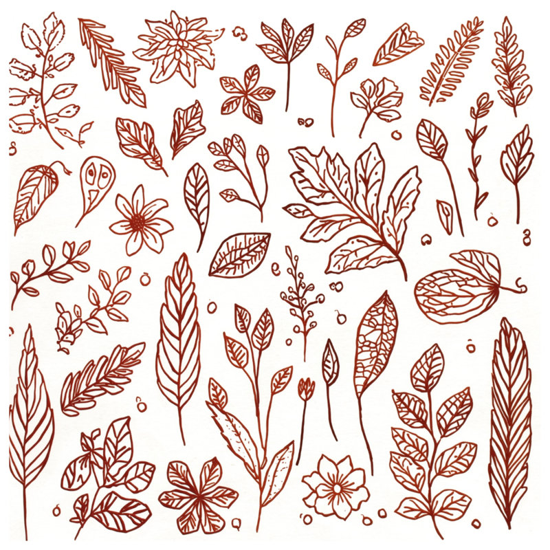 Édredon Botanical Leaf, Grand lit