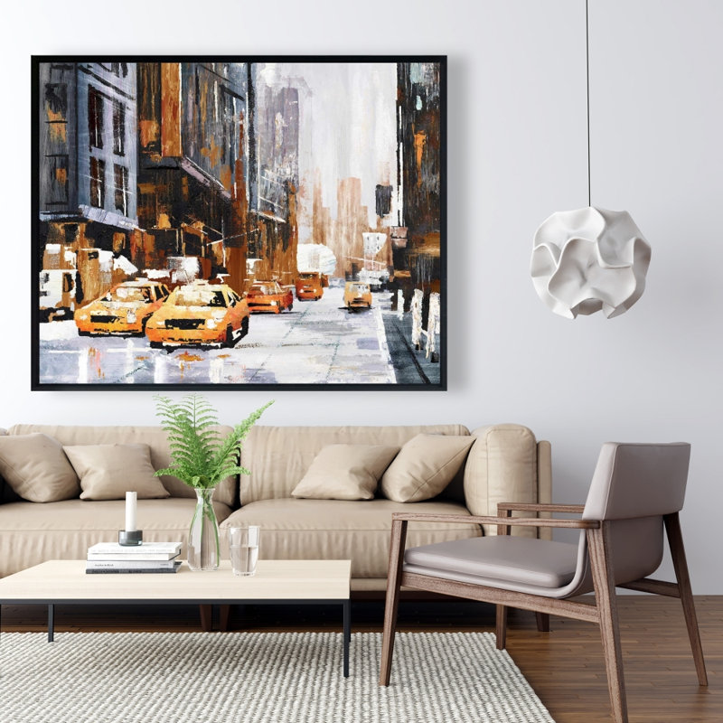 Impression sur toile Big City Street