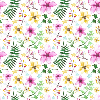 Beyer Peel & Stick Floral Roll