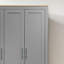 Armoire moderne en bois manufacturé massif