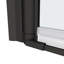 Universal Pivot Shower Door, Matted Black - 1/4" Tempered Clear Glass, 1 3/8" Adjustable, 36000 Times Function Test, Leakage, Simple Install Door In Open And Close Tests, Leak, Installation