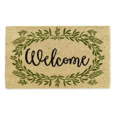 Kittleson Welcome 30" x 18" Non-Slip Outdoor Door Mat