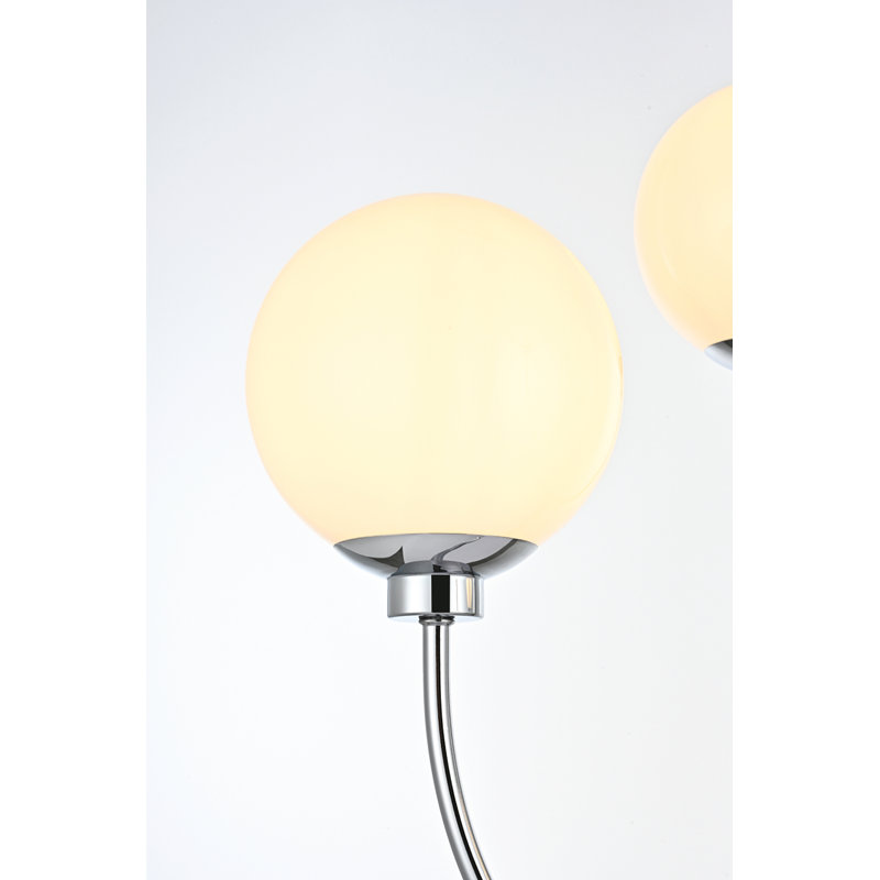 Kyle 4-Light Chandelier, H 25 po x l 30 po x P 30 po, Chrome