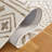 Metro Hand Tufted Wool/Cotton/Latex Geometric Rug in Ivory/Sage-298084216