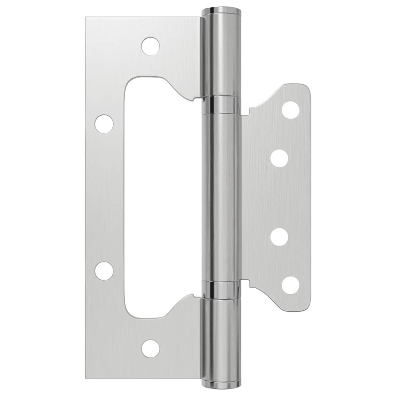 vidaXL Hinge Silver Steel Silent Bearing Door Frame Smooth Operation