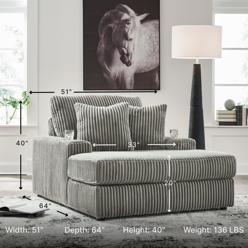 Lindyn Chaise, Gray