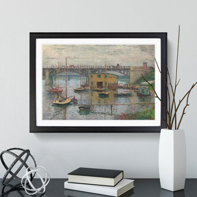 Bridge at Argenteuil by Claude Monet - Picture Frame Painting