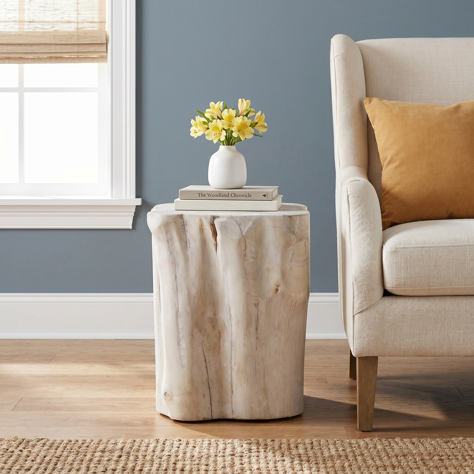 Mansi Solid Wood End Table