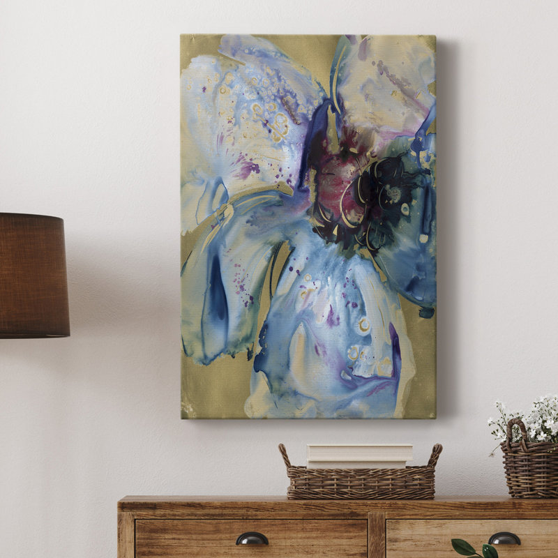 Beauté changeante I - peinture sur toile tendue, H 27 po x l 18 po x P 1 po