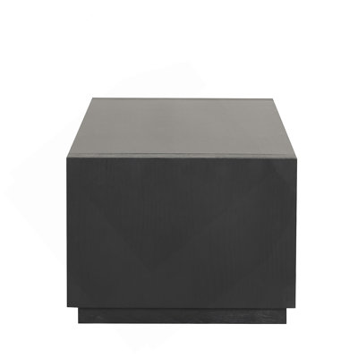 Rectangle Coffee Table With Bottom Shelf For Living Room