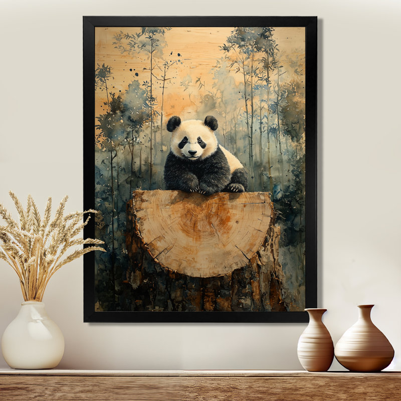 Gokul - animaux, art mural sur toile, Impression d'un seul cadre photo, Noir, noir, noir, noir, H 20 po x l 12 po