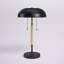 Lampe de bureau en bois massif Niles