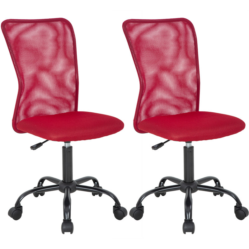 Mesh Task Chair, Red