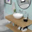 16"X16"  Ceramic Round Vessel Bathroom Sink