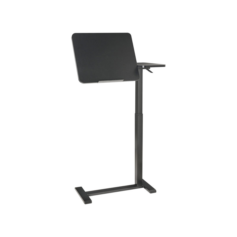 Adjustable Metal Base Standing Desk, Black