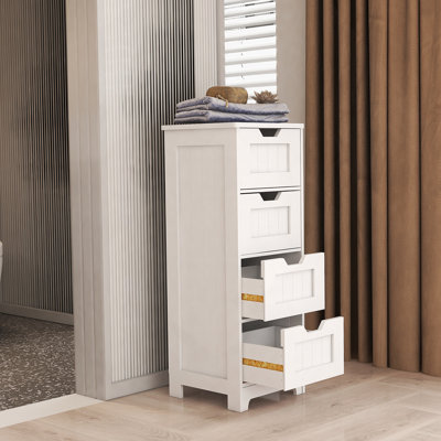 Modern UV Painted Storage Cabinet With Spacious Drawers, Durable And Effortlessly Assembled For Optimal Home Organization