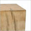 Wood-Look Square-Column MGO End Table - 33.75" H, Natural-129458290-129458291