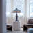35"H Dragonfly Tiffany-Style Stained Glass Table Lamp