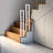 Decorative 35.43" U-Shaped Stair Handrails