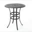 Table de bar en fonte d'aluminium
