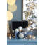 D4,7 po, boules de Noël décoratives, boules de Noël suspendues en verre pour décorations de fêtes, ensemble de 4