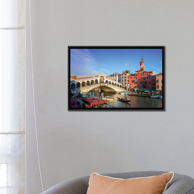 Pont du Rialto sur le Grand Canal, Venise par Matteo Colombo - reproduction de photo sur toile