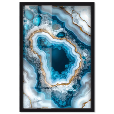«Godeed Geode Eye I Shadowbox Print» par Art Remedy