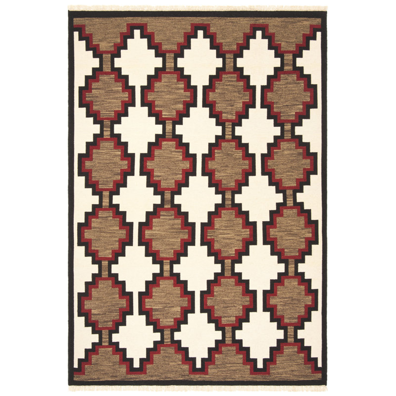 Ralph Lauren Great Plains Wool Geometric Rug, Rectangle 6' x 9'
