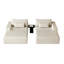 Méridienne surdimensionnée surdimensionnée - Chaise de 102 po avec lit inclinable sans assemblage requis Velours côtelé beige-709509188
