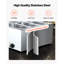 Bain-marie commercial à 6 casseroles 1500 W avec couvercle