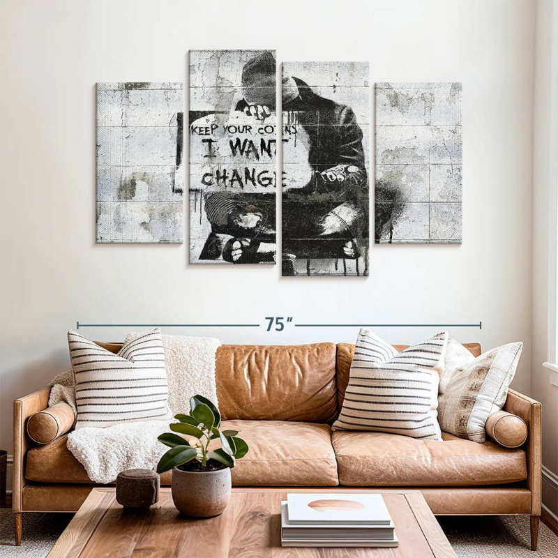 Kiahanna I Want Change, 42" H x 68" W