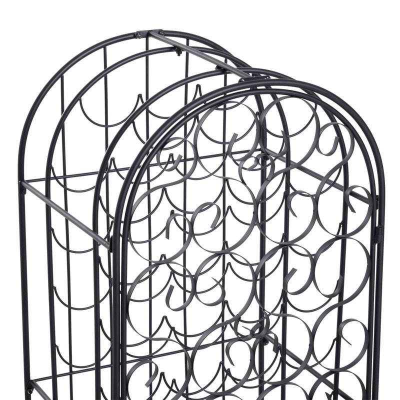 Porte-bouteilles en fer forgé