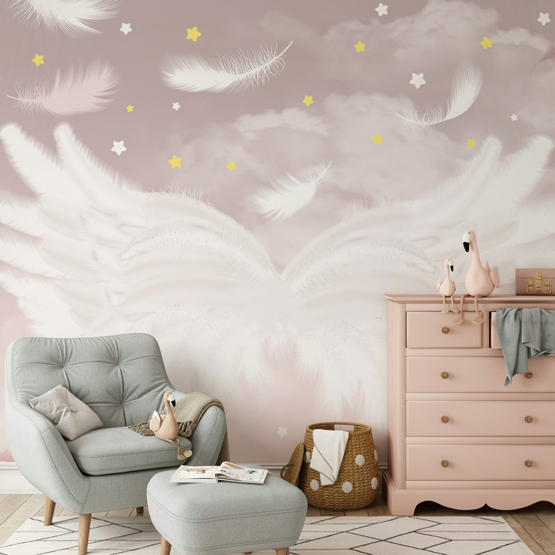 Starburst Wall Mural, 48.96" W x 75" L