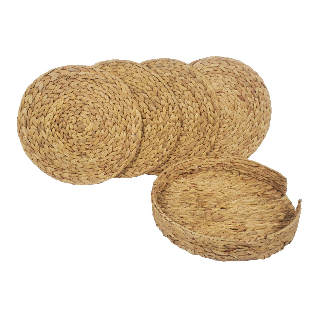 Stalcup No Pattern Round Placemat Bayou Breeze