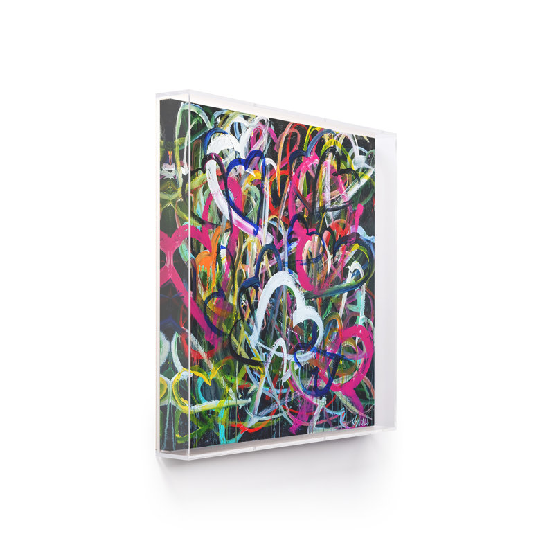 Crazy Love by Kendall Boggs, Shadow Box, 28" H x 28" W