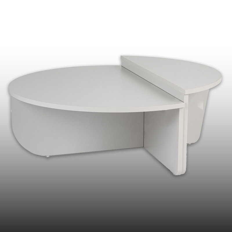 Ensemble de tables basses gigognes 2 pièces, Gris