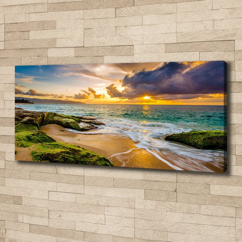 Sunset Sea - Wrapped Canvas Print