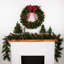 Couronne de Noël artificielle pré-éclairée pin canadien-1204730139-1120338870