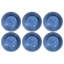 Madison 18 Piece Dinnerware set, 6 Dinner Plates, 6 Salad Plates, 6 Bowls, Microwave Safe, Dishwasher Safe, Durable - Blue & White Color-142939921
