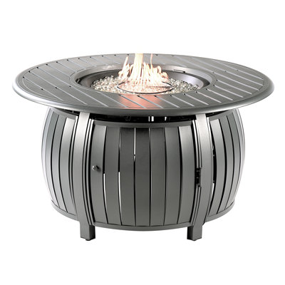 Table foyer au propane en aluminium Ceinture